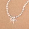 Girl Bowknot Beads 925 Sterling Silver Bracelet