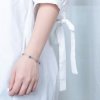 Holy Double Natural Moonstone 925 Sterling Silver Adjustable Bracelet