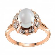 Fashion Oval Natural Moonstone Crystal Solid 925 Sterling Silver CZ Ring Fashion Oval Natural Moonstone Crystal Solid 925 Sterling Silver CZ Ring